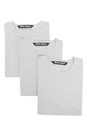 Palm Angels round-neck short-sleeve T-shirt (pack of three) - Grey