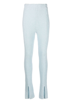 ROTATE BIRGER CHRISTENSEN flared-cuff knitted trousers - Blue