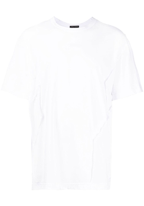 Comme des Garçons Homme Plus seam-detail cotton T-shirt - White