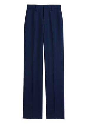 AMI Paris high-waisted wool trousers - Blue