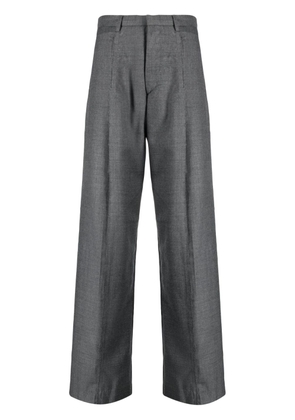 R13 Inverted wide-leg trousers - Grey
