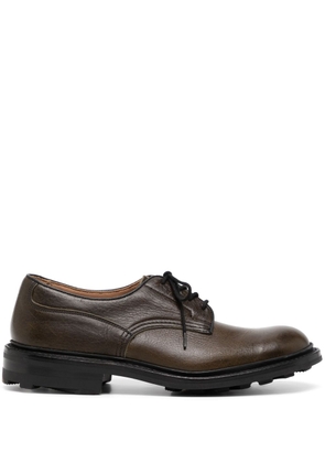 Tricker's lace-up leather loafers - Brown