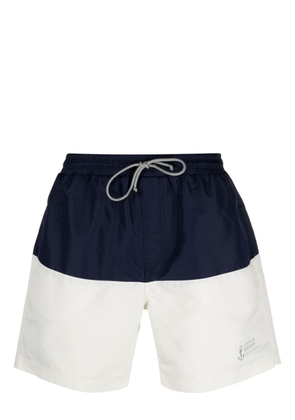 Brunello Cucinelli colour-block swim shorts - Blue
