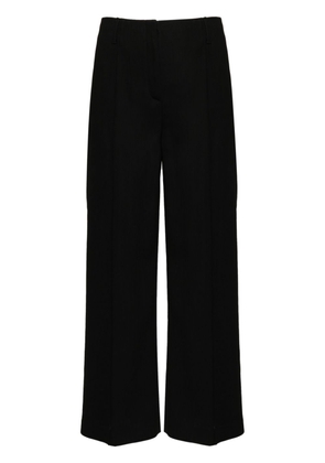 Acne Studios wide-leg wool-blend trousers - Black