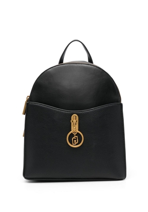 LIU JO logo-plaque double-zip backpack - Black