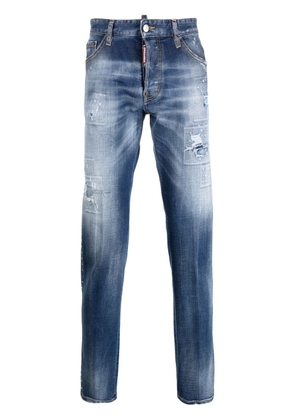Dsquared2 distressed slim-fit jeans - Blue