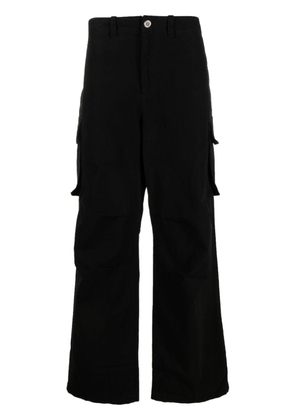 OUR LEGACY Mount wide-leg cargo trousers - Black