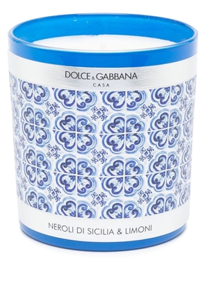 Dolce & Gabbana Sicilian Neroli Lemon scented candle (250g) - Blue