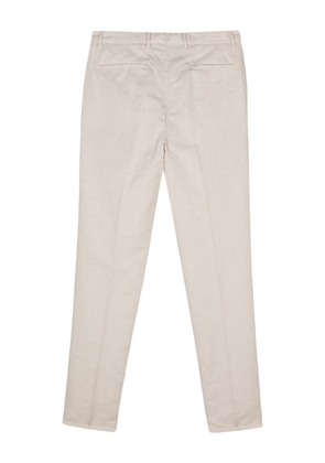 Brunello Cucinelli pleat-detail tapered trousers - Neutrals