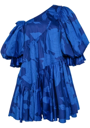 Aje Casabianca cotton minidress - Blue
