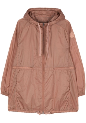 Moncler Airelle hooded ripstop coat - Pink