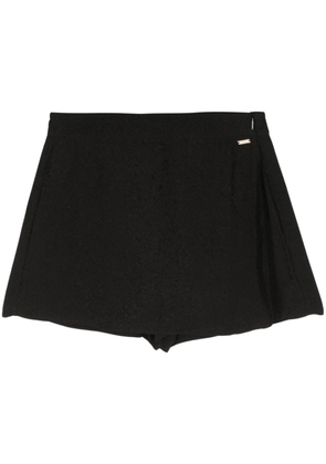 Armani Exchange geometric chambray shorts - Black