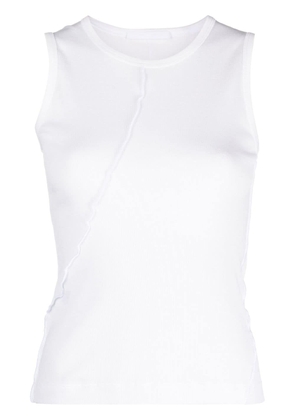 Helmut Lang Twisted Muscle cotton tank top - White