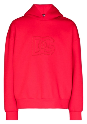Dolce & Gabbana embroidered-logo pullover hoodie