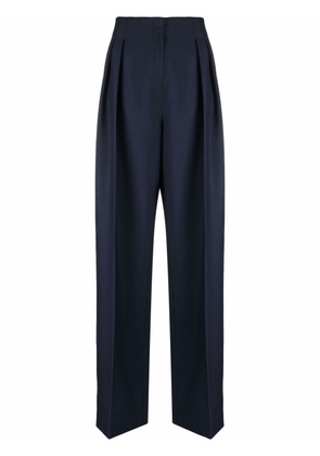 FENDI high-waist darted trousers - Blue
