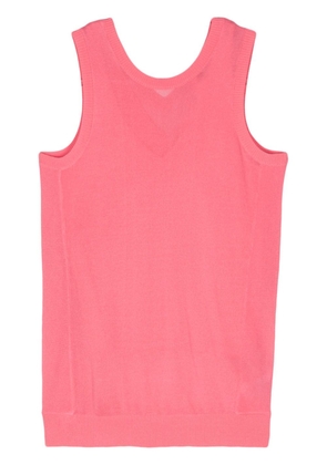 Armani Exchange crew neck sleeveless top - Pink