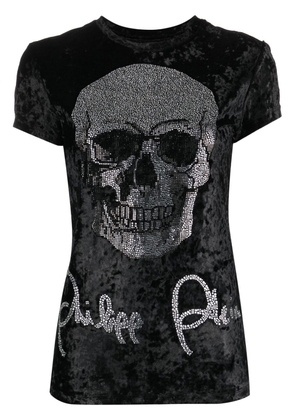 Philipp Plein skull-print short-sleeved T-shirt - Black