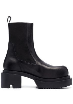 Rick Owens Beatle Bogun leather platform boots - Black