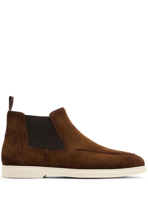 Magnanni Pavio II almond-toe leather boots - Brown