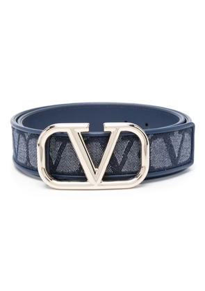Valentino Garavani Toile Iconographe reversible belt - Blue