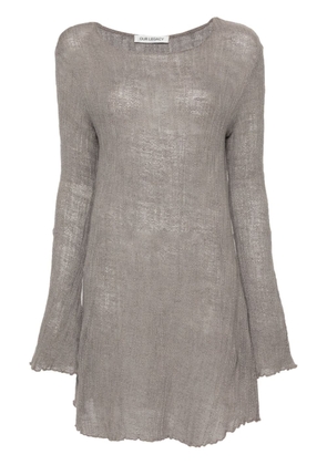 OUR LEGACY Two Face mini dress - Grey