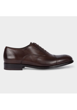 PS Paul Smith Dark Brown Leather 'Maltby' Shoes