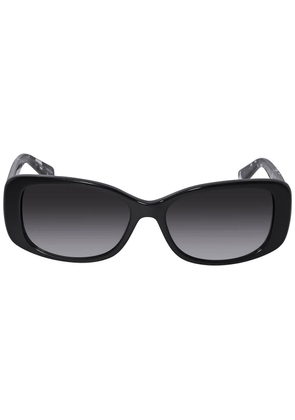 Coach Grey Gradient Rectangular Ladies Sunglasses HC8168 534811 56