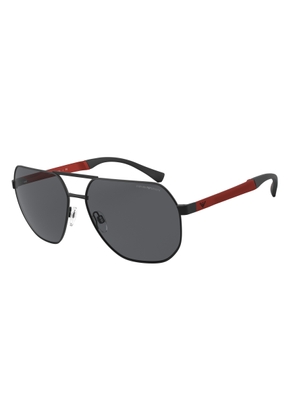 Emporio Armani Grey Navigator Mens Sunglasses EA2099D 333087 61