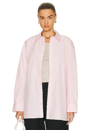 Loulou Studio Cotton Shirt in Pink - Pink. Size S (also in ).