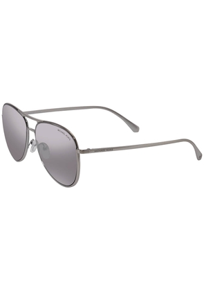 Michael Kors Silver Mirror Pilot Ladies Sunglasses MK1089 12086G 59