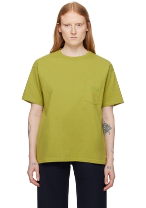 Bode Green 'Bode' Embroidered T-Shirt