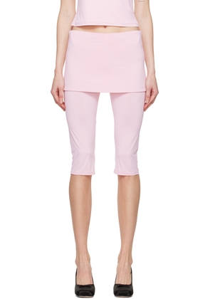 Sandy Liang Pink Solow Shorts