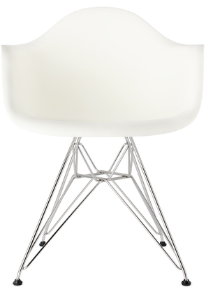 Herman Miller® White Eames Molded Plastic Armchair