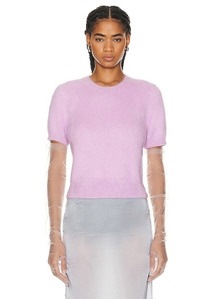 Maison Margiela Knit Sweater in Acid Lavender - Lavender. Size XS (also in M, S).