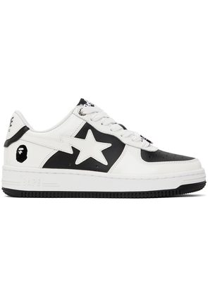 BAPE White & Black STA #6 Sneakers