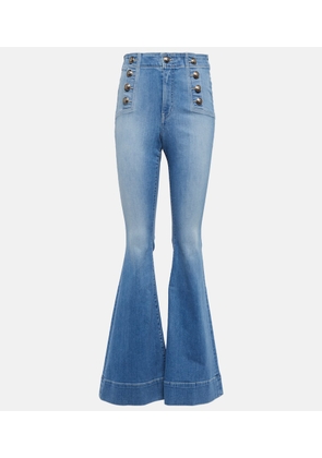 Veronica Beard Sheridan high-rise flared jeans