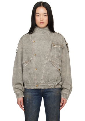 GUESS USA Gray Archive Denim Jacket