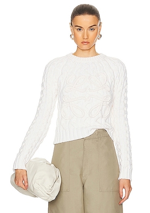 Loewe Sweater in White - White. Size S (also in ).