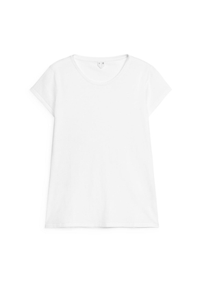 Cotton Stretch T-Shirt - White