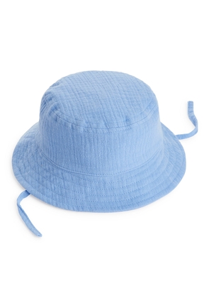 Muslin Bucket Hat - Blue