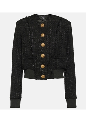 Balmain Tweed and lamé jacket
