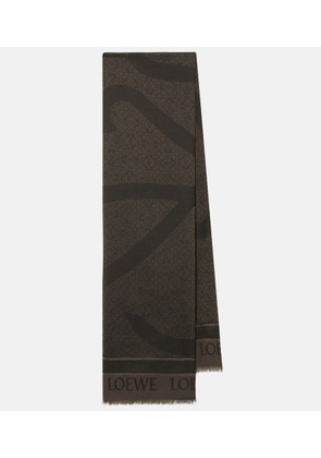 Loewe Anagram cotton scarf