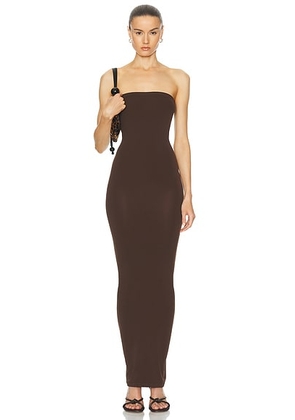 Wolford Fatal Dress in Umber - Green. Size L (also in M, S, XS).