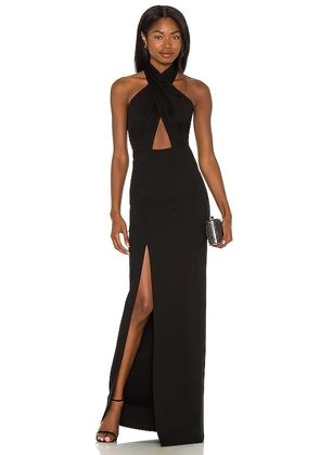 Amanda Uprichard X REVOLVE Zahara Gown in Black. Size M, XL.