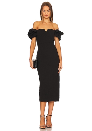 ELLIATT Creole Dress in Black. Size M, S, XL, XS, XXS.