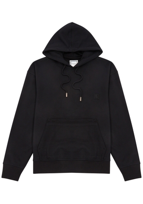 Wooyoungmi Logo-embroidered Hooded Cotton Sweatshirt - Black - 46 (IT46 / S)