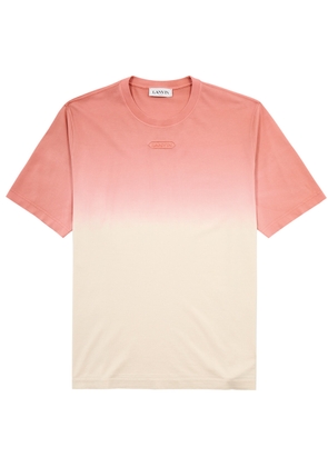 Lanvin Dégradé Cotton T-shirt - Cream