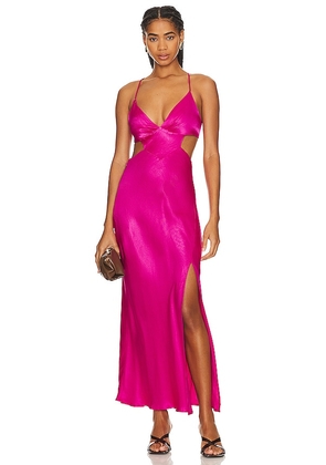 ASTR the Label Norelle Dress in Fuchsia. Size M, XL.