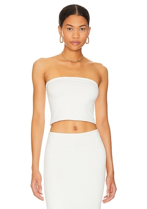 Indah Etra Tube Top in Ivory. Size XL, XS.