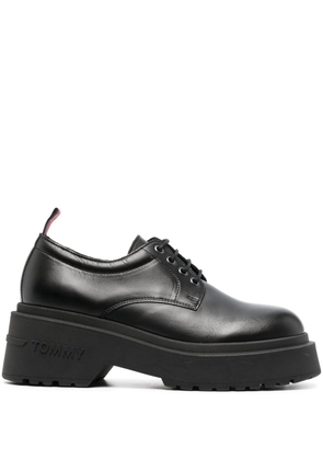 Tommy Jeans Ava leather Oxford shoes - Black